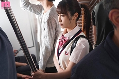 Poster phim MIDV-599_Em nữ sinh váy ngắn trên tàu điện Ono Rikka